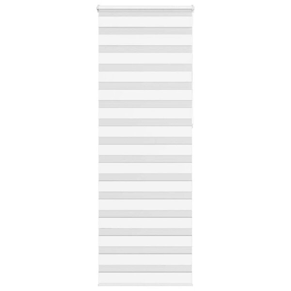 vidaXL Store zèbre blanc 75x230 cm largeur du tissu 70 9 cm polyester