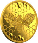 Monnaie GOLD BEE 1/25 Oz Or 5$ Niue 2026 (PRÉCOMMANDE)