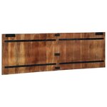 vidaXL Tête de lit multicolore 160 cm bois massif récupération