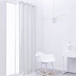 Rideau occultant uni craie 140 x 240 cm