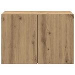 vidaXL Meuble TV mural chêne artisanal 60x30x41 cm