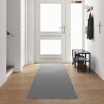 vidaXL Tapis Couloir Gris clair 80 x 500 cm 100 Polypropylène