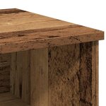vidaXL Tables de chevet 2 Pièces vieux bois 40x36x65 cm bois d'ingénierie