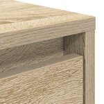 vidaXL Table basse avec tiroirs chêne sonoma 70 5x70x40 cm