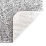 Tapis shaggy vidaXL avec support en latex gris 240x340 cm