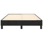 vidaXL Cadre de lit sans matelas noir 120x200 cm velours