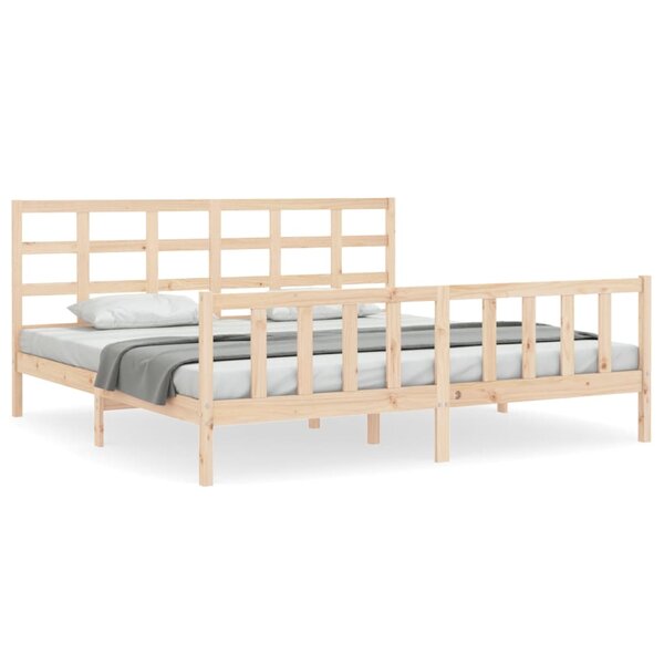 vidaXL Cadre de lit sans matelas 160x200 cm bois massif de pin