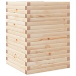 vidaXL Jardinière 50x50x68 5 cm bois de pin massif
