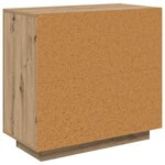 vidaXL Buffet chêne artisanal 40 x 80 x 75 cm Bois d'ingénierie