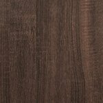 vidaXL Cadre de lit sans matelas chêne marron 90x200 cm