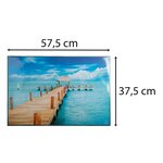Sous-main Rigide Pvc Sea - 37 5x57 5 Cm - Visuel - X 10 - Exacompta