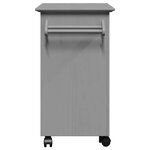 VidaXL Chariot de cuisine BODO gris 72x45x80 cm