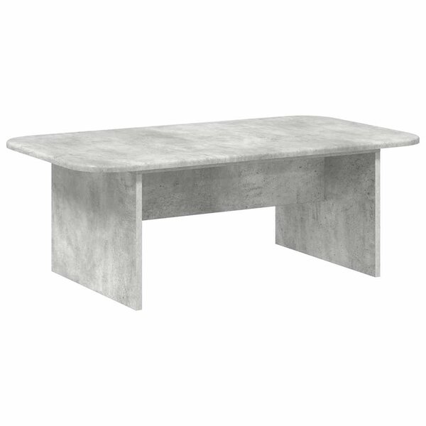 vidaXL Table basse Gris béton 93 x 53 x 33 cm Bois d'ingénierie