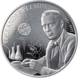 Monnaie ALEXANDER FLEMING Science Explained 1 Oz Argent 2$ Niue 2026 (PRÉCOMMANDE)