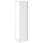 vidaXL Portant de bois chauffage blanc 25x25x100 cm