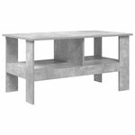 vidaXL Table basse Gris béton 90 x 50 x 45 cm Bois d'ingénierie