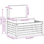 vidaXL 2 pc Ensemble de canapés d'extérieur Polyester Blanc