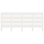 vidaXL Cadre de lit sans matelas blanc 140x190 cm bois de pin massif