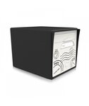 Boite aux lettres noire 1 porte "Globe-trotter"
