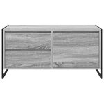 vidaXL Meuble TV Gris Sonoma 100 x 36 x 49.5 cm Bois d'ingénierie