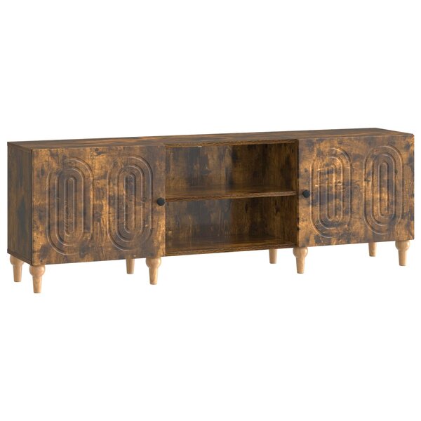vidaXL Meuble TV 150 x 31 x 50 cm Chêne fumé Bois d'ingénierie