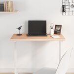 vidaXL Dessus de table 80x40x2 5 cm rectangulaire bois massif de hêtre