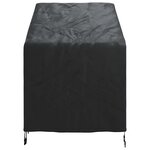 vidaXL Housse de chaise de jardin Noir 75 x 78 x 65 / 100 cm Tissu 210D