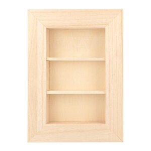 Mini Vitrine Avec Plexiglas - 16X22X4 5 Cm - Bois