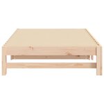 vidaXL Lit coulissant sans matelas 2x(90x200) cm Bois de pin massif
