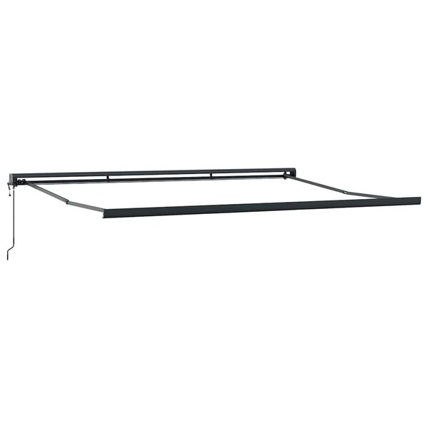 Auvent Anthracite 4 5 × 3 m Métal