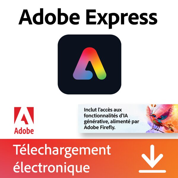 Adobe Express - 1 utilisateur - Abonnement 1 an