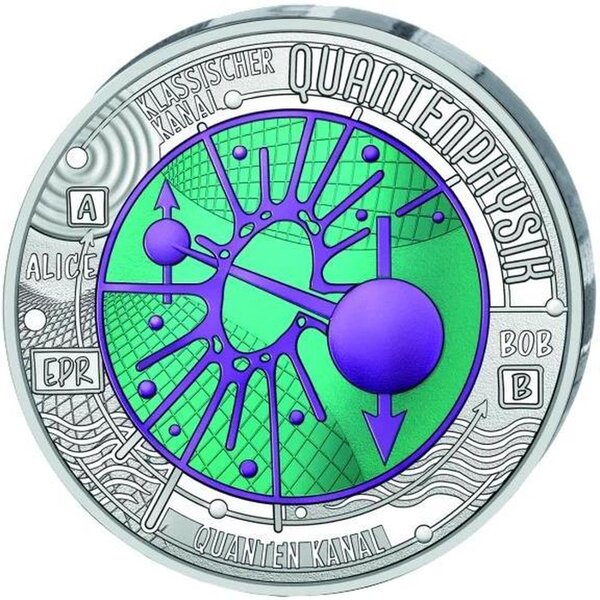 Monnaie QUANTUM PHYSICS Niobium Argent 25€ Euro Austria 2026