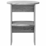 vidaXL Meuble d'appoint 2 pc Gris Sonoma Ø40 x 50 cm Bois d’ingénierie