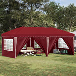 vidaXL Tente de fête pop-up 575 x 288 x 245 cm Bordeaux