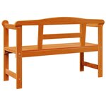 vidaXL Banc d'extérieur Acacia 119x76x44 cm Bois massif