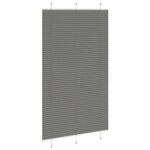 vidaXL Store plissé anthracite 120x200 cm largeur du tissu 119 4 cm