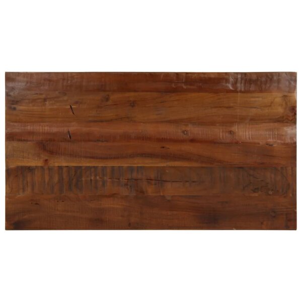 vidaXL Dessus de table 100x50x3 8cm rectangulaire bois massif récupéré