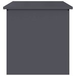 vidaXL Boîte de Rangement Extérieure Anthracite 55 x 50 5 x 50 cm