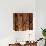 vidaXL Armoire murale vieux bois 60x31x60 cm bois d'ingénierie