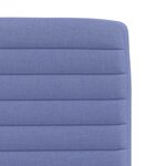 vidaXL Chaises à manger lot de 2 bleu jean tissu
