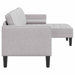 vidaXL Ensemble de Canapés Gris nuage 173 x 131 x 67 cm tissu