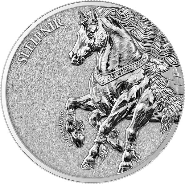 Monnaie SLEIPNIR Beasts 1 Oz Argent 5 Mark Germania 2026 (PRÉCOMMANDE)