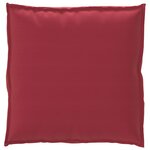 vidaXL Set de coussins de palette 2 Pièces Bordeaux Tissu Oxford