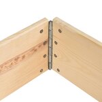 vidaXL Jardinière surélevée 50x150 cm Bois de pin solide