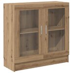 vidaXL Bibliothèque chêne artisanal 82 5x30 5x80 cm bois d'ingénierie