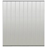 vidaXL Moustiquaire de porte rideau en maille 10 Pièces Noir 240x240 cm