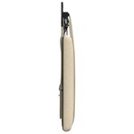 vidaXL Tête de lit suspendue Crème Tissu