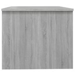 vidaXL Table basse sonoma gris 80x50x42 5 cm bois d'ingénierie
