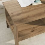 vidaXL Table basse Chêne artisanal 90 x 50 x 45 cm Bois d'ingénierie