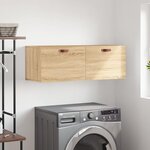 vidaXL Armoire murale chêne sonoma 100x36 5x35 cm bois d'ingénierie